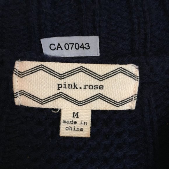 Navy Knit Sweater - Picture 2 of 2